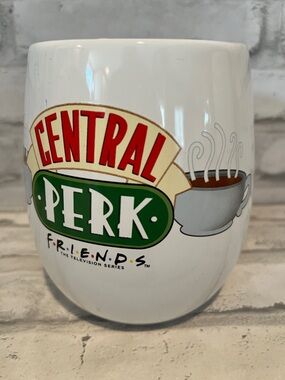 Friends Central Perk White Ceramic Coffee Mug 16 oz
